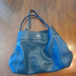 Real Coach leather handbag